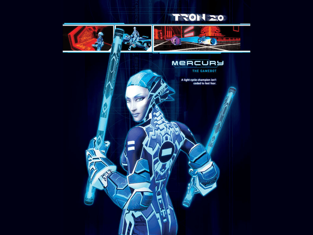 Tron 2.0 Killer App title screen for Xbox